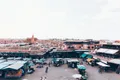 View of Marrakech from cafe in the medina